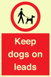 Keep dogs on leads